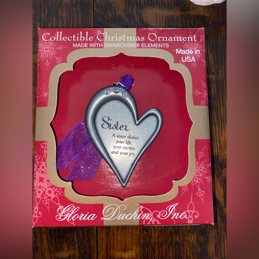 Sister Christmas Ornament
